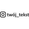 Instagram twój napis